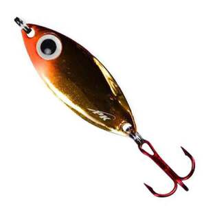 PK Lures Ice Fishing Spoon - Gold Plated, 1/4oz