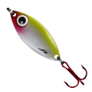 PK Lures Ice Fishing Spoon - Pearl Chartreuse, 1/4oz