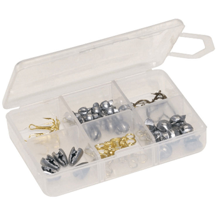 Plano 1050 Small 6 Compartment Box - Clear Plano 1050 Small 6 Compartment Box - Clear