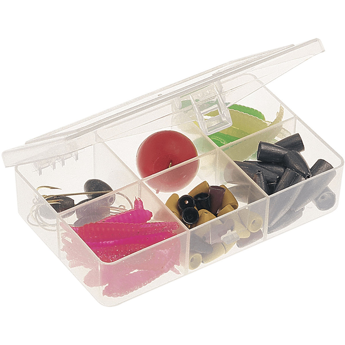 Plano - Six-Compartment Tackle Organizer - Clear