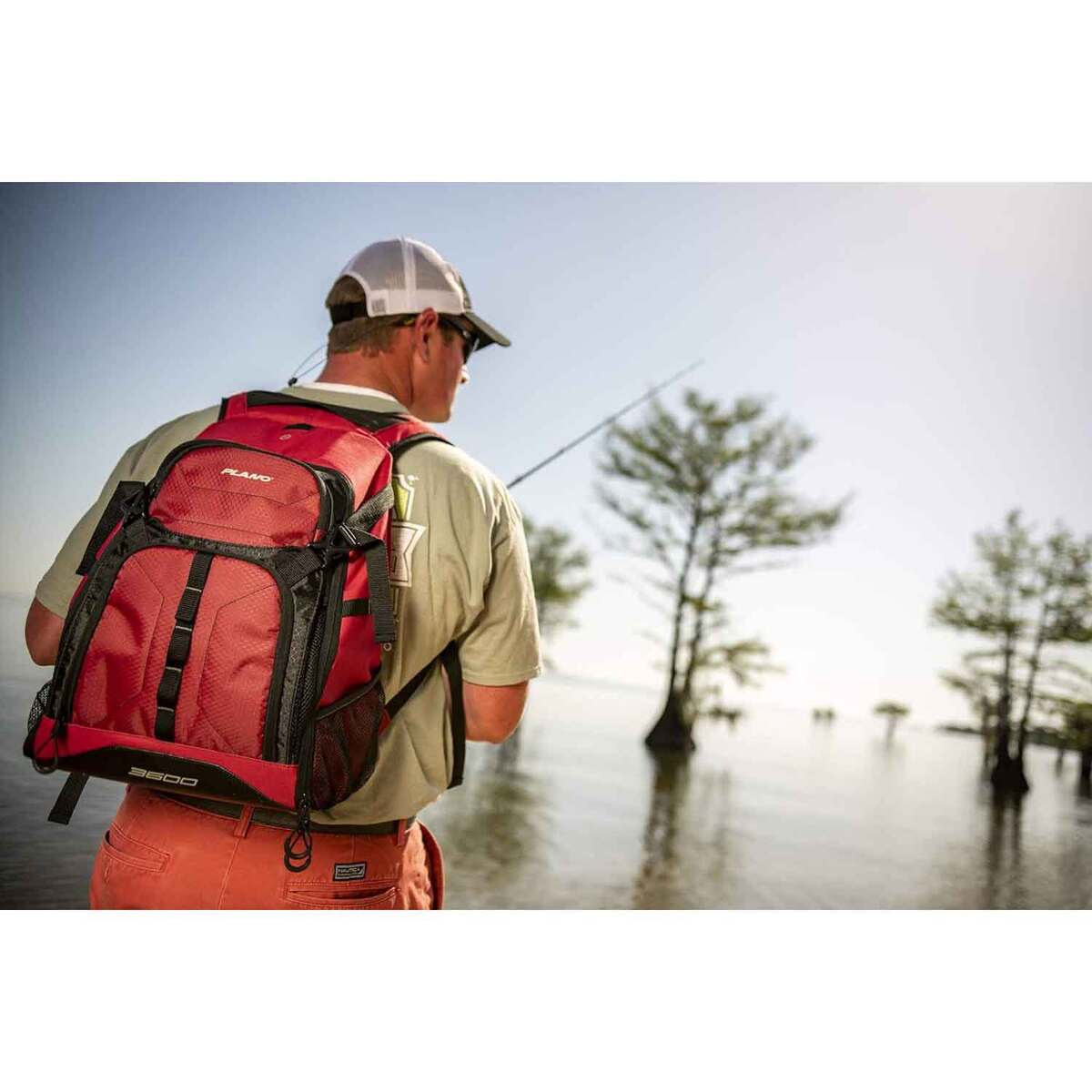 Plano 3600 E-Series Soft Tackle Backpack - Red - Red Plano 3600 E-Series Soft Tackle Backpack - Red - Red