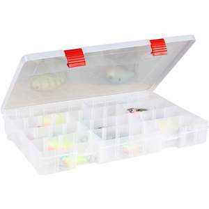 Plano 3700 Rustrictor Tackle Utility Box - Clear