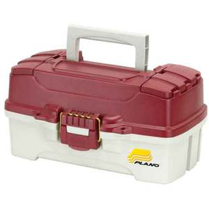 Plano One Tray Tackle Box - Red Metallic