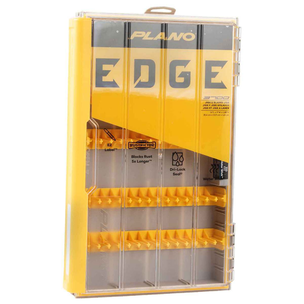 Plano Edge Jig Box - Yellow/Grey Plano Edge Jig Box - Yellow/Grey