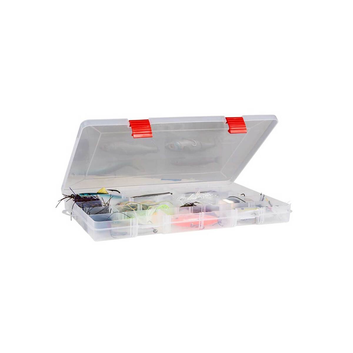 Plano Rustrictor 3700 Thin Compartment Box - Clear - Clear 3700 Plano Rustrictor 3700 Thin Compartment Box - Clear - Clear 3700