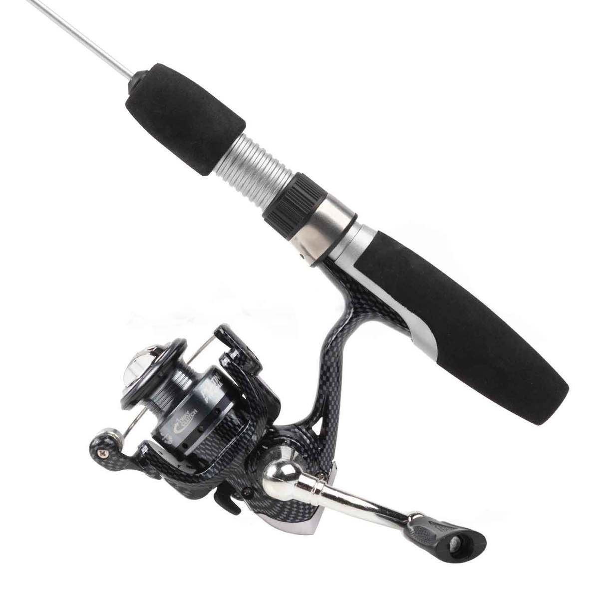 HT Enterprises Platinum Pro Premium Ice Fishing Rod and Reel Combo - White, 24in, Ultra Light - White HT Enterprises Platinum Pro Premium Ice Fishing Rod and Reel Combo - White, 24in, Ultra Light - White