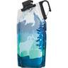 Platypus DuoLock Collapsible 1 Liter Water Bottle - Big Blue Horn - Blue