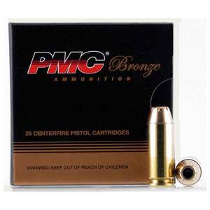 PMC Bronze 10mm Auto 170gr JHP Handgun Ammo - 25 Rounds