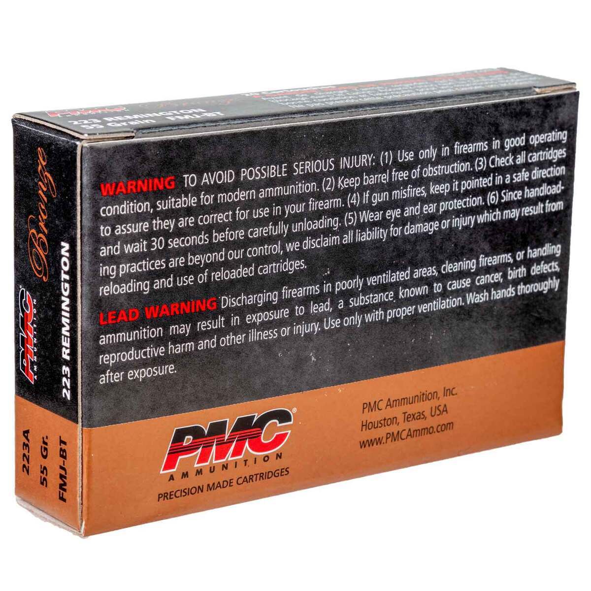 PMC Bronze 223 Remington 55gr FMJBT Rifle Ammo - 20 Rounds PMC Bronze 223 Remington 55gr FMJBT Rifle Ammo - 20 Rounds