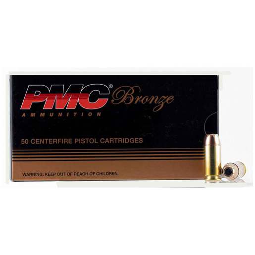PMC Bronze 40 S&W 165gr JHP Handgun Ammo Ammo - 50 Rounds 50 Rounds Ammo