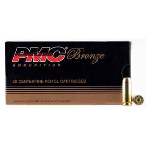 PMC Bronze 40 S&W 180gr FMJ Handgun Ammo - 50 Rounds