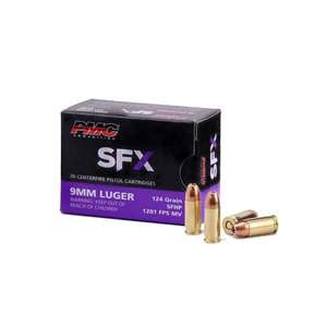 PMC SFX 9mm Luger 124gr SFHP Handgun Ammo - 20 Rounds