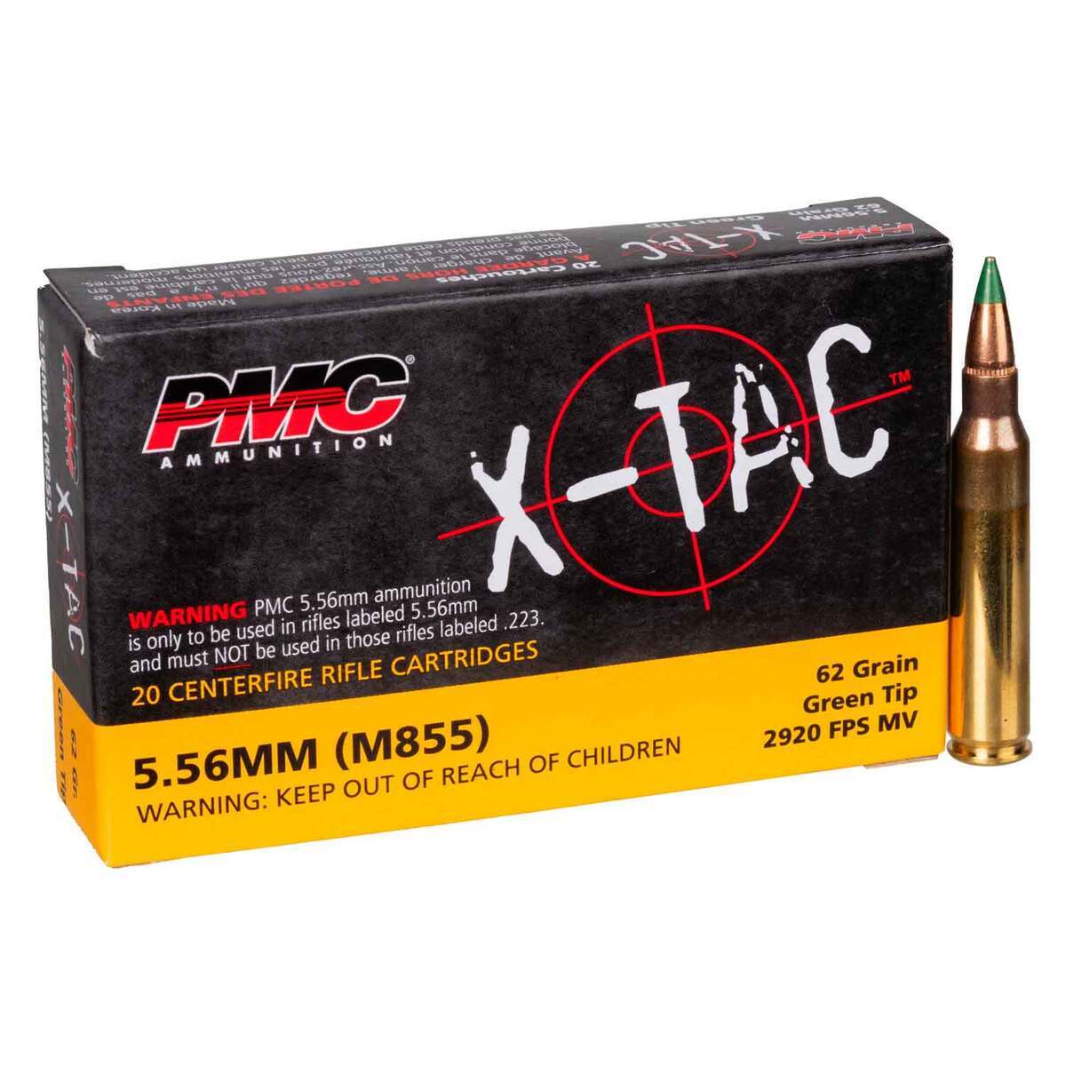 PMC X-Tac 5.56mm NATO 62gr LAP Rifle Ammo Can Combo - 300 Rounds PMC X-Tac 5.56mm NATO 62gr LAP Rifle Ammo Can Combo - 300 Rounds