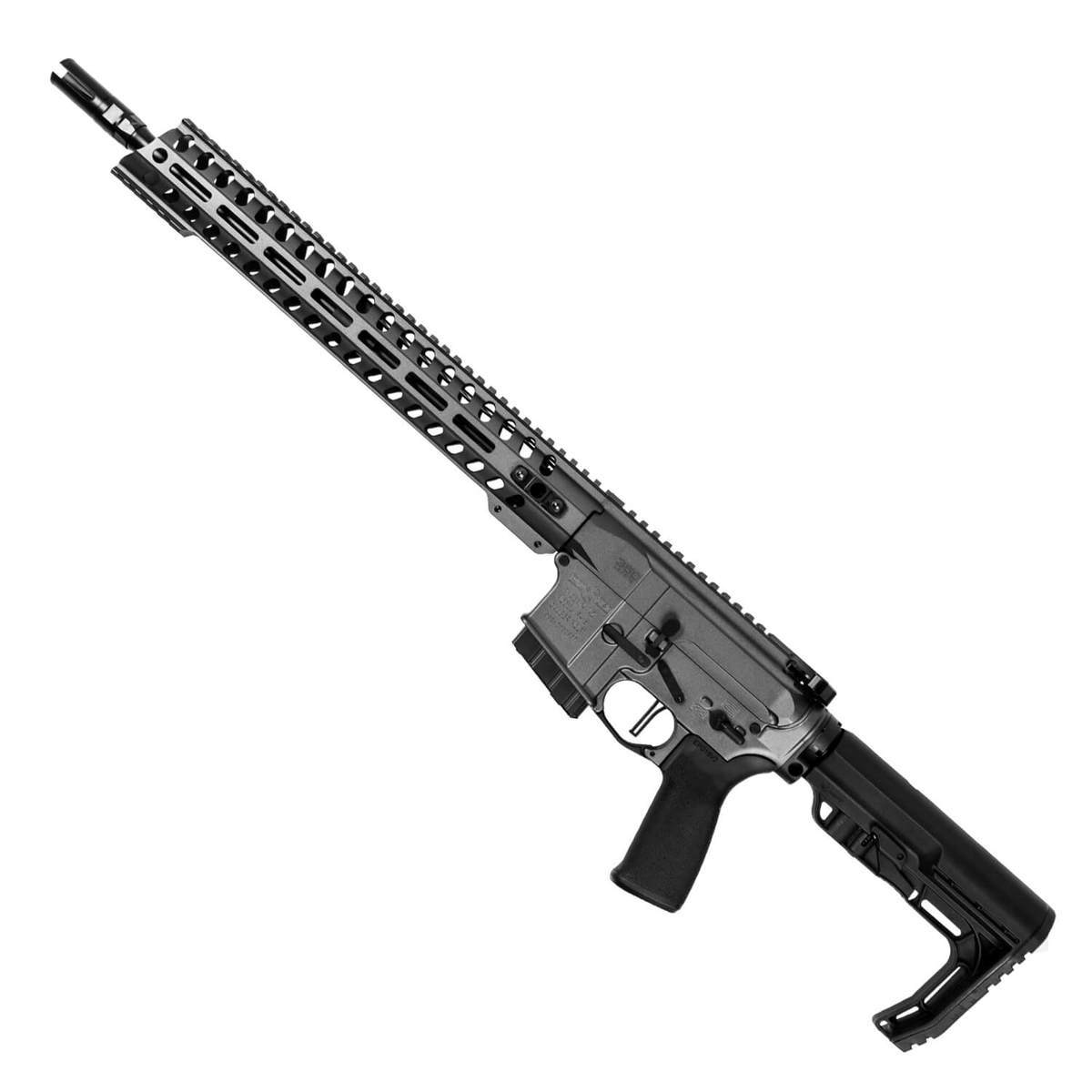 Patriot Ordnance Factory Minuteman 350 Mission First Tactical Stock 350 Legend 16.5in Tungsten Gray/Black Anodized Modern Sporting Rifle - 30+1 Rounds - Gray Patriot Ordnance Factory Minuteman 350 Mission First Tactical Stock 350 Legend 16.5in Tungsten Gray/Black Anodized Modern Sporting Rifle - 30+1 Rounds - Gray