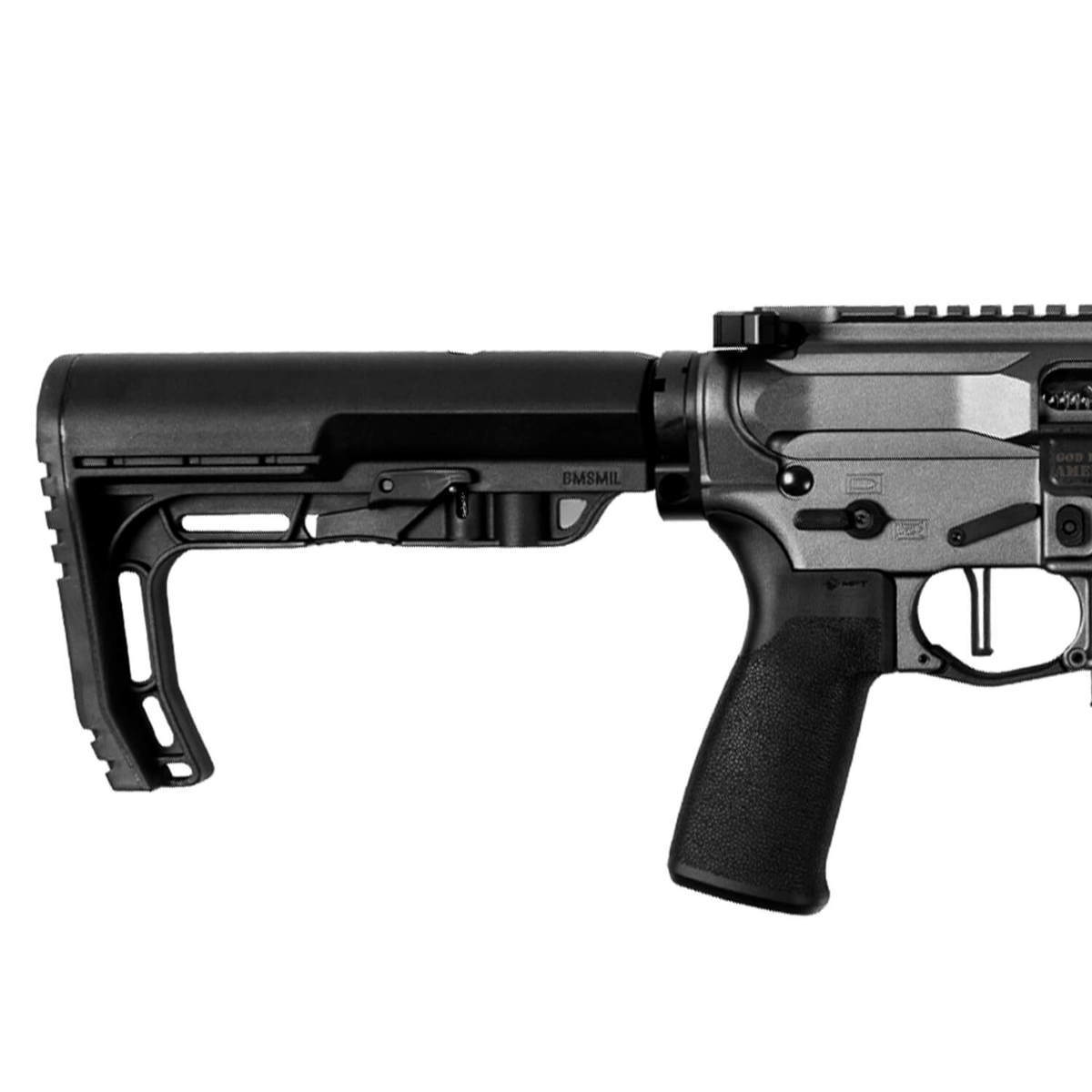Patriot Ordnance Factory Minuteman 350 Mission First Tactical Stock 350 Legend 16.5in Tungsten Gray/Black Anodized Modern Sporting Rifle - 30+1 Rounds - Gray Patriot Ordnance Factory Minuteman 350 Mission First Tactical Stock 350 Legend 16.5in Tungsten Gray/Black Anodized Modern Sporting Rifle - 30+1 Rounds - Gray