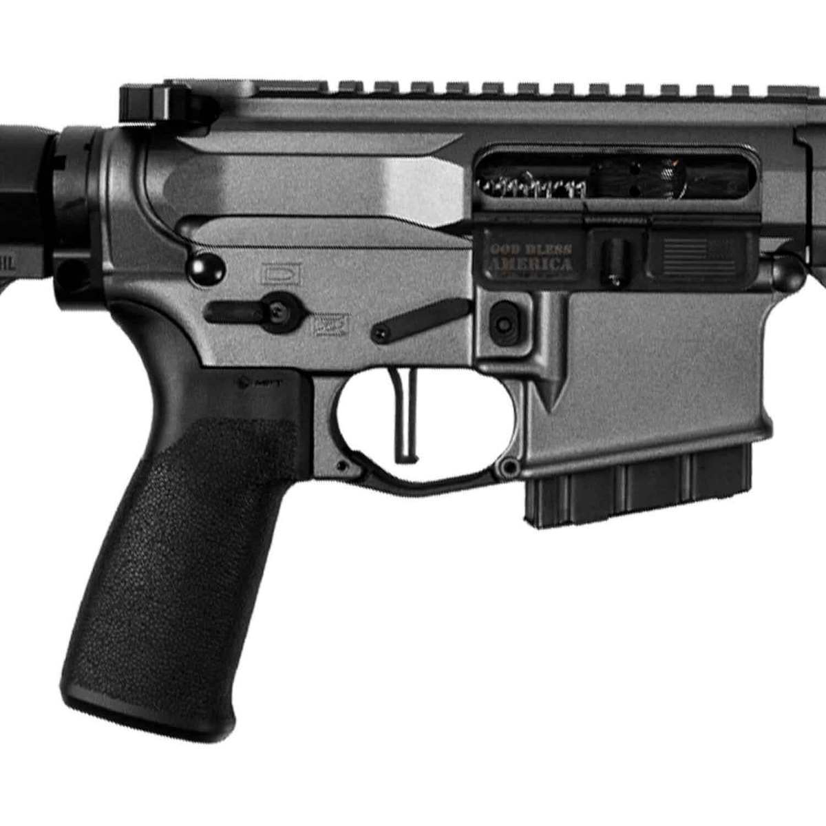 Patriot Ordnance Factory Minuteman 350 Mission First Tactical Stock 350 Legend 16.5in Tungsten Gray/Black Anodized Modern Sporting Rifle - 30+1 Rounds - Gray Patriot Ordnance Factory Minuteman 350 Mission First Tactical Stock 350 Legend 16.5in Tungsten Gray/Black Anodized Modern Sporting Rifle - 30+1 Rounds - Gray
