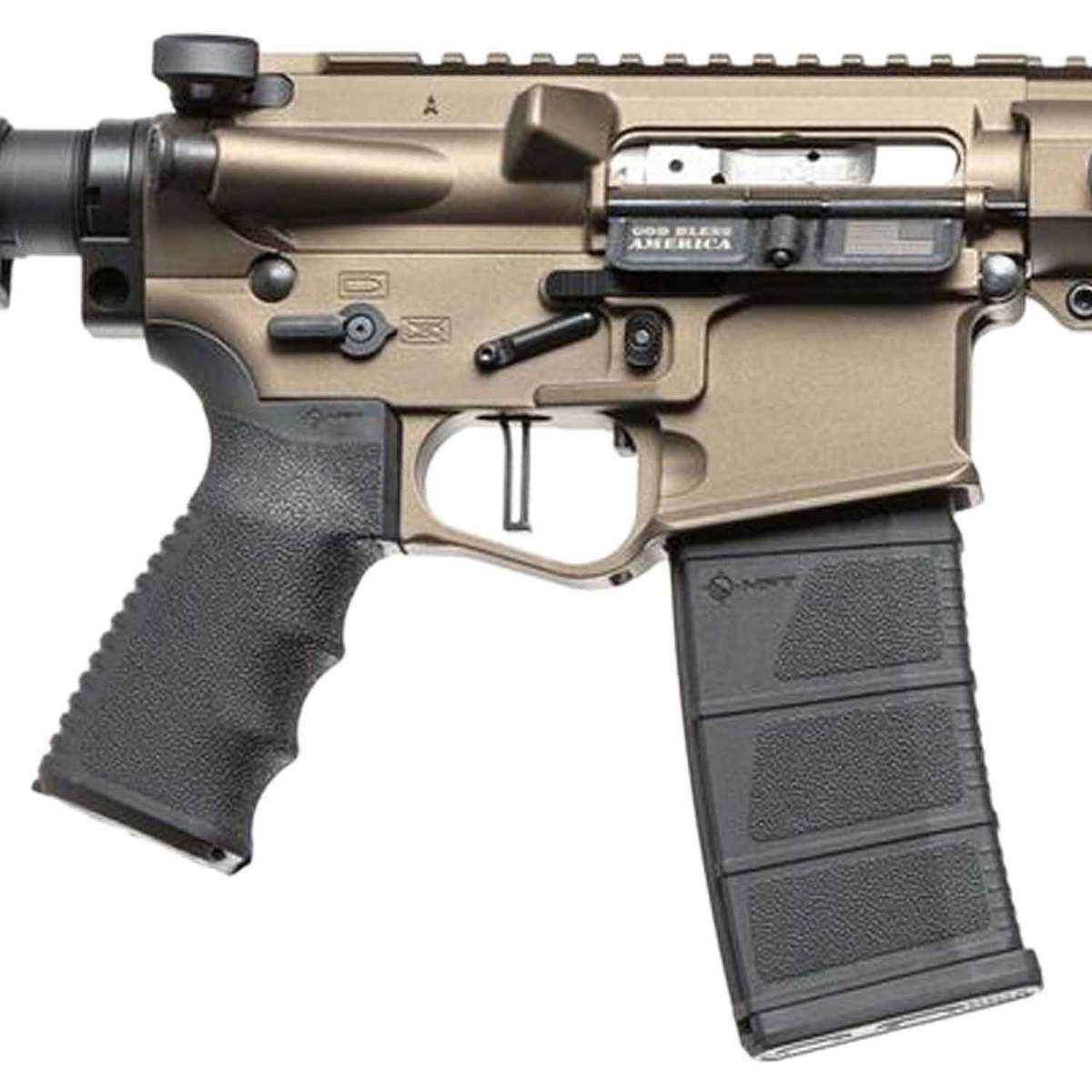Patriot Ordnance Factory Renegade + 5.56mm NATO 16.5in Bronze Anodized Semi Automatic Modern Sporting Rifle - 30+1 Rounds - Bronze/Black Patriot Ordnance Factory Renegade + 5.56mm NATO 16.5in Bronze Anodized Semi Automatic Modern Sporting Rifle - 30+1 Rounds - Bronze/Black