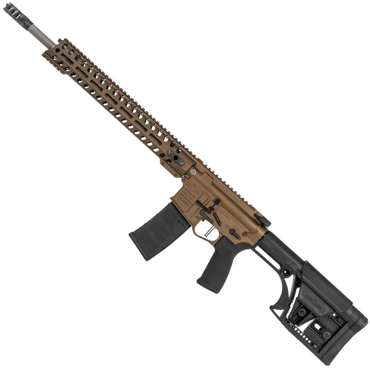 Patriot Ordnance Factory Renegade + Direct Impingement 5.56mm NATO 16in Bronze Semi Automatic Modern Sporting Rifle - 30+1 Rounds - Burnt Bronze/Black Patriot Ordnance Factory Renegade + Direct Impingement 5.56mm NATO 16in Bronze Semi Automatic Modern Sporting Rifle - 30+1 Rounds - Burnt Bronze/Black