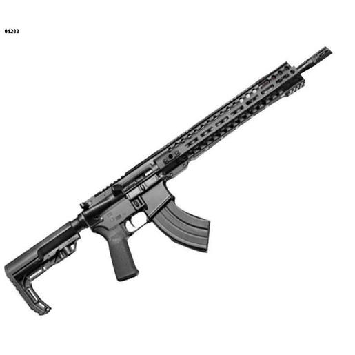 Patriot Ordnance Factory Renegade+ Black Semi Automatic Modern Sporting Rifle - 5.56mm NATO - UPGRADED LOWER - Black
