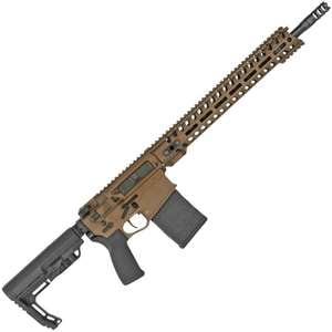 Patriot Ordnance Factory Revolution Direct Impingement 308 Winchester 16.5in Bronze Anodized Semi Automatic Modern Sporting Rifle - 20+1 Rounds