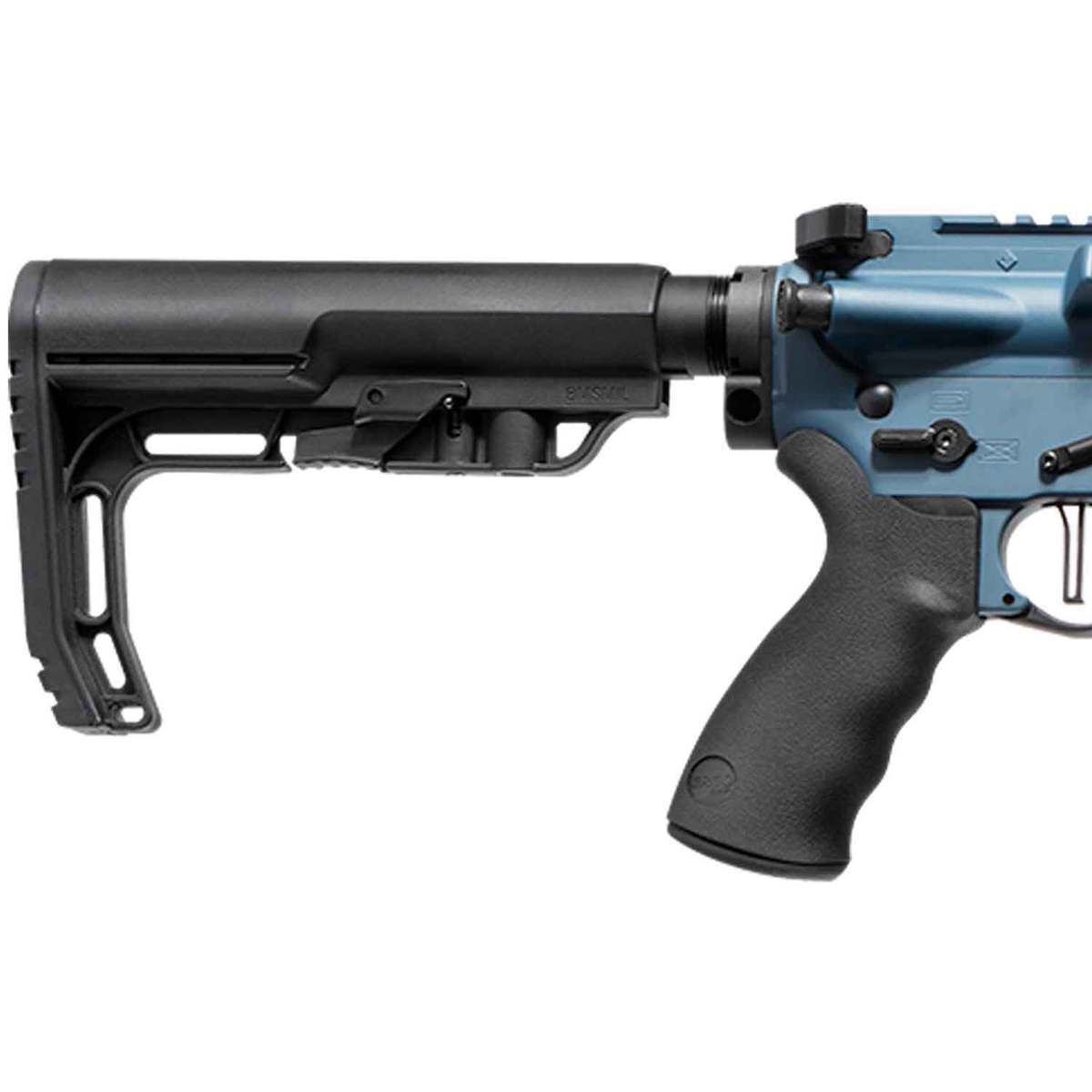 Patriot Ordnance Factory Wonder 5.56mm NATO 16.5in Blue Titanium Semi Automatic Modern Sporting Rifle - 30+1 Rounds - Blue Titanium/Black Patriot Ordnance Factory Wonder 5.56mm NATO 16.5in Blue Titanium Semi Automatic Modern Sporting Rifle - 30+1 Rounds - Blue Titanium/Black