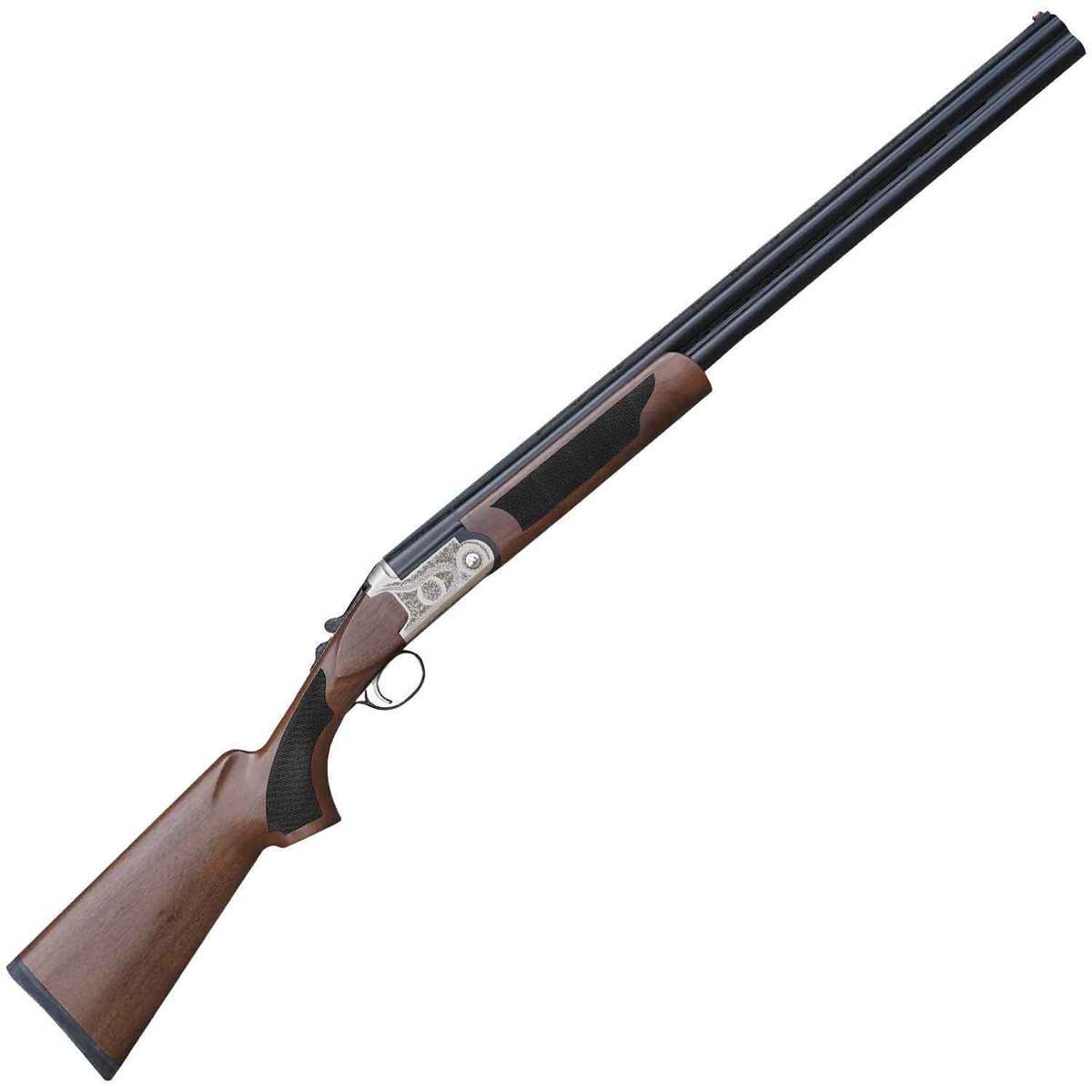 Pointer Acrius Blued/Walnut 12 Gauge 3in Over Under Shotgun - 28in - Black/Walnut Pointer Acrius Blued/Walnut 12 Gauge 3in Over Under Shotgun - 28in - Black/Walnut