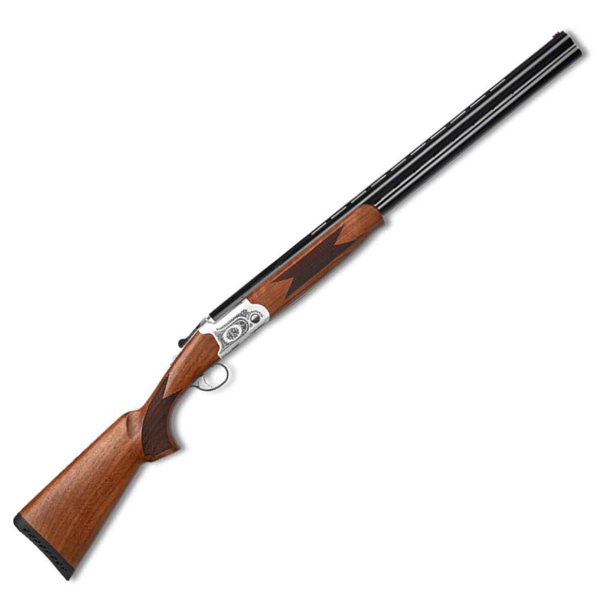 Pointer Acrius Matte Blued 410 Gauge 3in Over Under Shotgun - 28in - Brown Pointer Acrius Matte Blued 410 Gauge 3in Over Under Shotgun - 28in - Brown