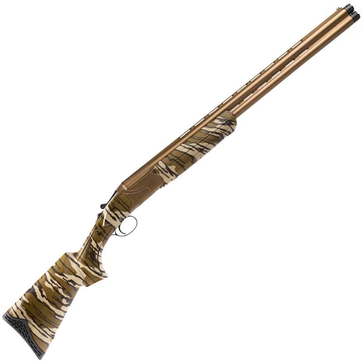 Pointer Acrius Compact Midnight Bronze/Bottomlands Camo 12 Gauge 3 Inch Over Under Shotgun - Mossyoak Bottomlands Camo Pointer Acrius Compact Midnight Bronze/Bottomlands Camo 12 Gauge 3 Inch Over Under Shotgun - Mossyoak Bottomlands Camo