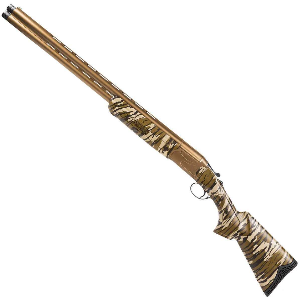 Pointer Acrius Compact Midnight Bronze/Bottomlands Camo 12 Gauge 3 Inch Over Under Shotgun - Mossyoak Bottomlands Camo Pointer Acrius Compact Midnight Bronze/Bottomlands Camo 12 Gauge 3 Inch Over Under Shotgun - Mossyoak Bottomlands Camo