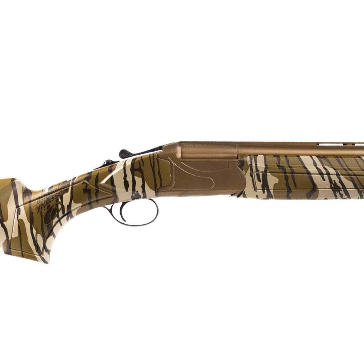 Pointer Acrius Compact Midnight Bronze/Bottomlands Camo 12 Gauge 3 Inch Over Under Shotgun - Mossyoak Bottomlands Camo Pointer Acrius Compact Midnight Bronze/Bottomlands Camo 12 Gauge 3 Inch Over Under Shotgun - Mossyoak Bottomlands Camo
