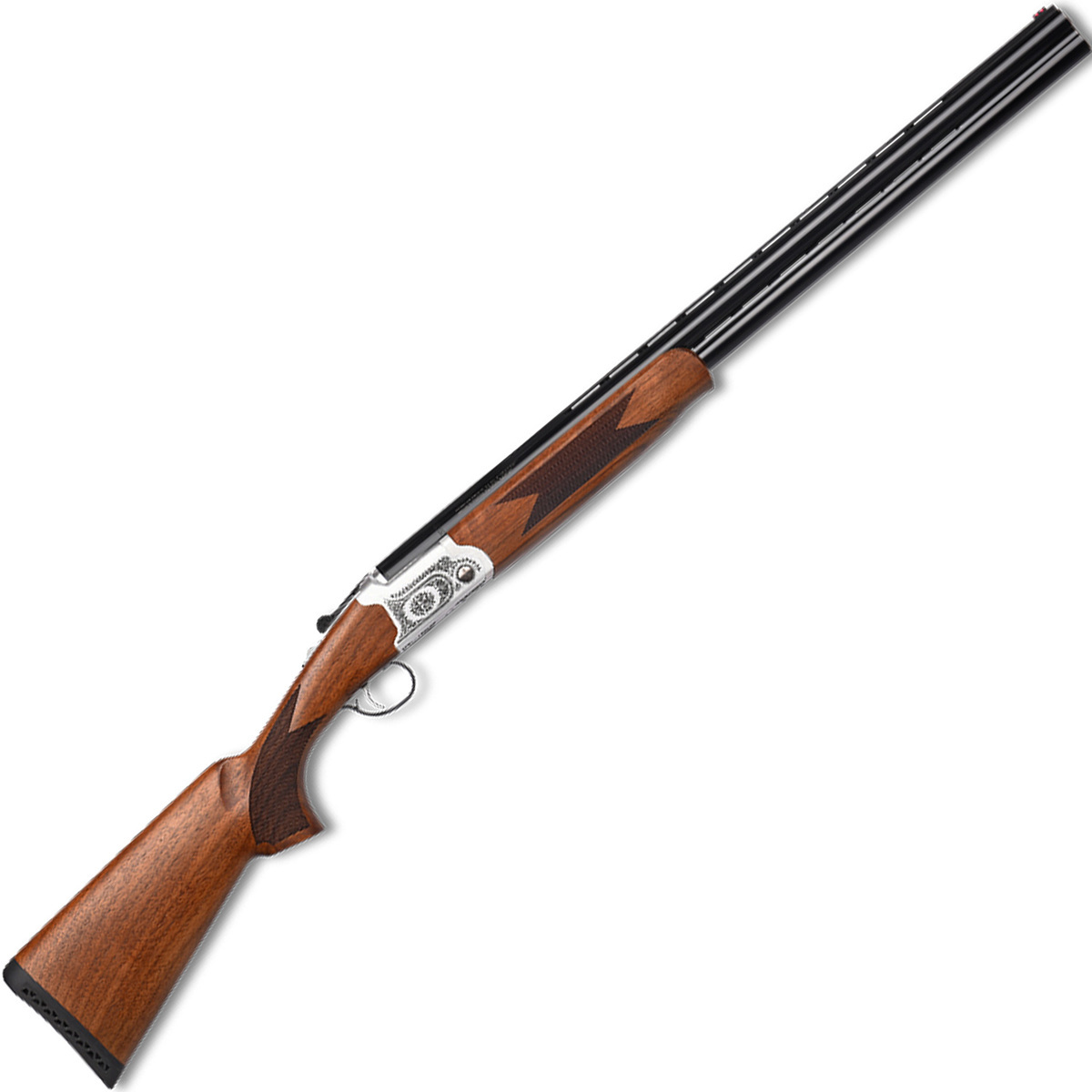Pointer Arista Blued/Nickel 410 3in Over Under Shotgun - 26in Pointer Arista Blued/Nickel 410 3in Over Under Shotgun - 26in