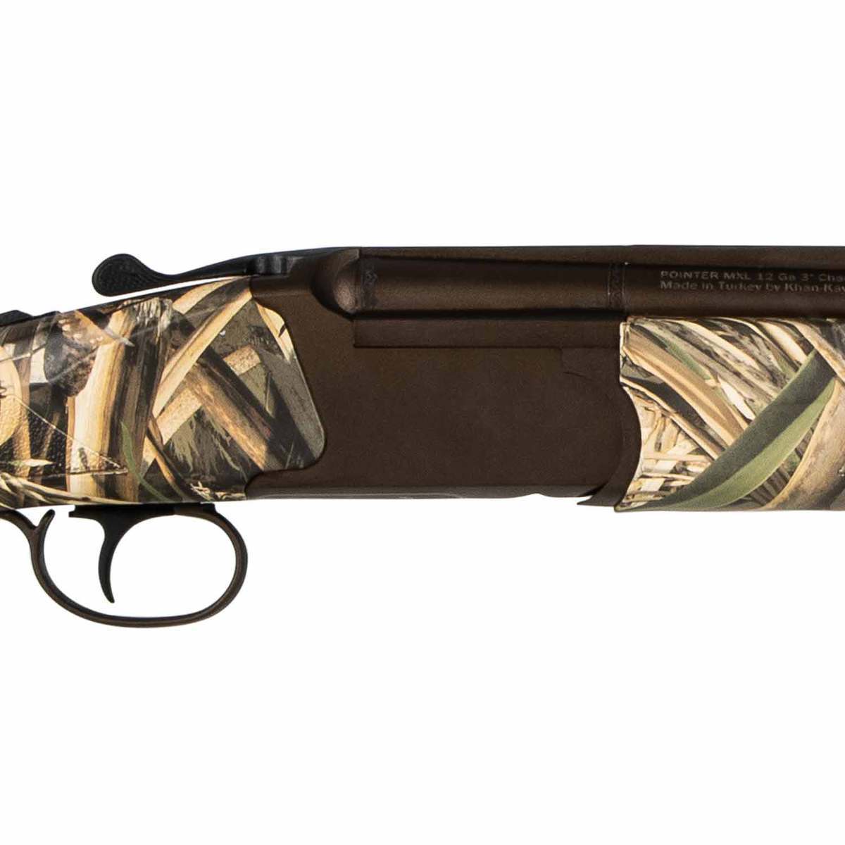 Pointer MXL Deluxe Burnt Bronze/Realtree Max-5 12 Gauge 3in Over Under Shotgun - 28in Pointer MXL Deluxe Burnt Bronze/Realtree Max-5 12 Gauge 3in Over Under Shotgun - 28in