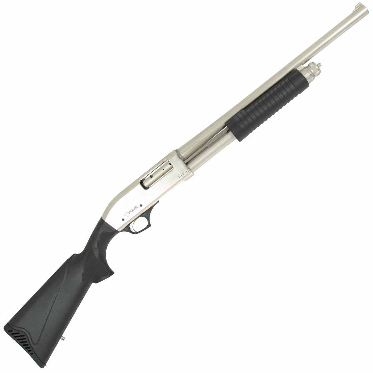 Pointer PFP-12 Silver Maninecote 12 Gauge 3in Pump Action Shotgun - 20in Pointer PFP-12 Silver Maninecote 12 Gauge 3in Pump Action Shotgun - 20in