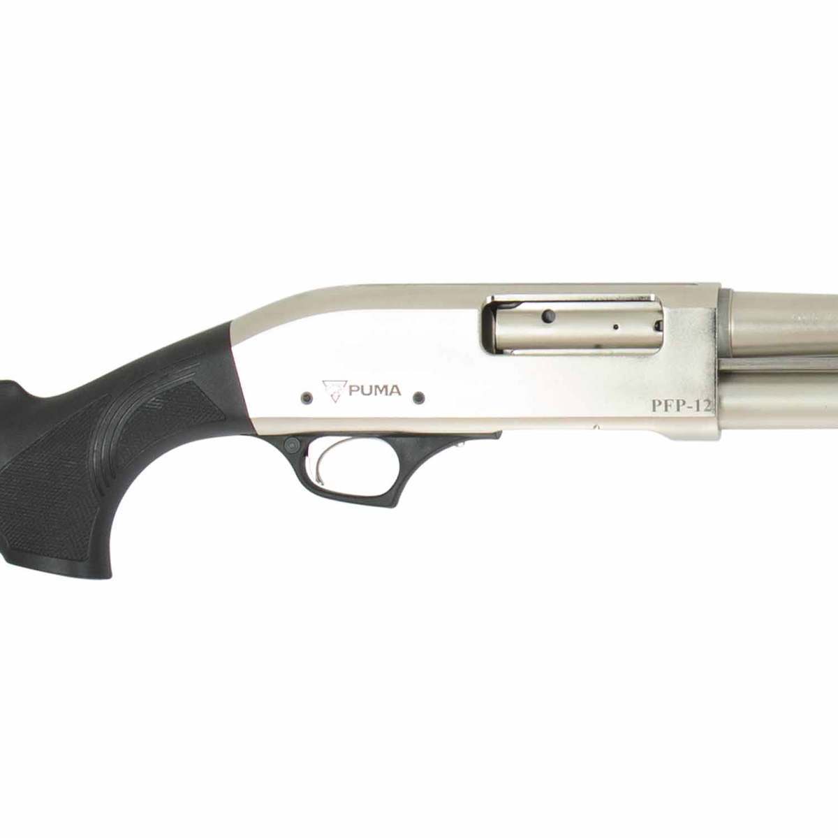 Pointer PFP-12 Silver Maninecote 12 Gauge 3in Pump Action Shotgun - 20in Pointer PFP-12 Silver Maninecote 12 Gauge 3in Pump Action Shotgun - 20in