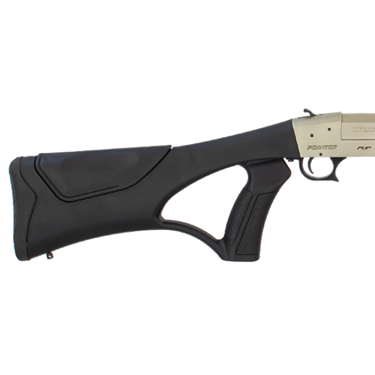 Pointer Pup Nickel 410 Gauge 3in Single Shot Shotgun - 18in - Black Pointer Pup Nickel 410 Gauge 3in Single Shot Shotgun - 18in - Black
