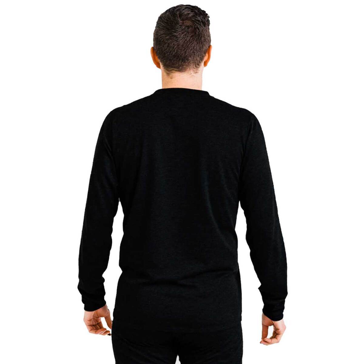 Polarmax Men's Double Layer Crewneck Long Sleeve Base Layer Shirt Polarmax Men's Double Layer Crewneck Long Sleeve Base Layer Shirt