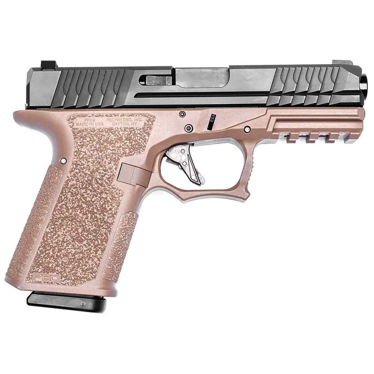 Polymer80 PFC9 Compact 9mm Luger 4.02in Black Nitride Pistol - 15+1 Rounds - Tan Polymer80 PFC9 Compact 9mm Luger 4.02in Black Nitride Pistol - 15+1 Rounds - Tan