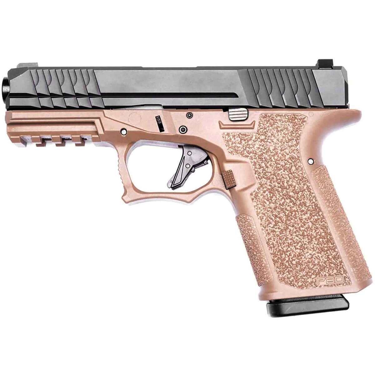 Polymer80 PFC9 Compact 9mm Luger 4.02in Black Nitride Pistol - 15+1 Rounds - Tan Polymer80 PFC9 Compact 9mm Luger 4.02in Black Nitride Pistol - 15+1 Rounds - Tan