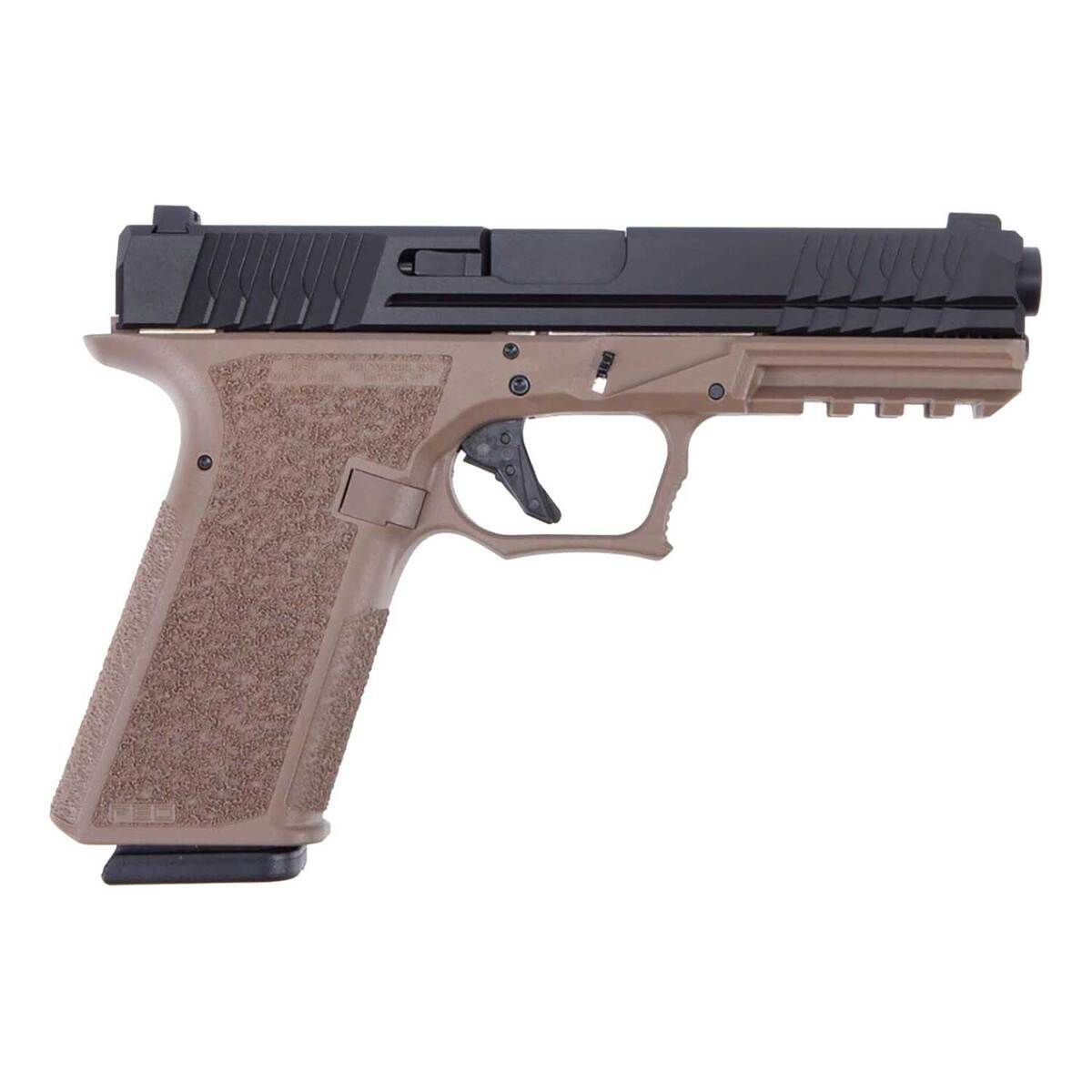 Polymer80 PSF9 9mm Luger 4.5in Black Pistol - 17+1 Rounds - Tan Polymer80 PSF9 9mm Luger 4.5in Black Pistol - 17+1 Rounds - Tan