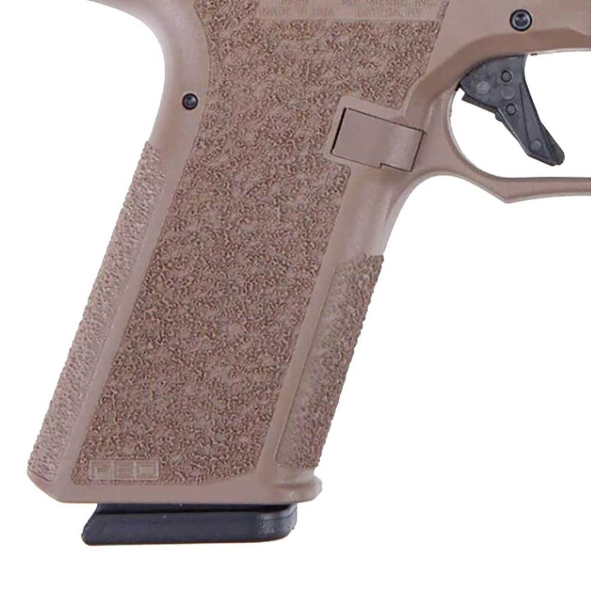 Polymer80 PSF9 9mm Luger 4.5in Black Pistol - 17+1 Rounds - Tan Polymer80 PSF9 9mm Luger 4.5in Black Pistol - 17+1 Rounds - Tan
