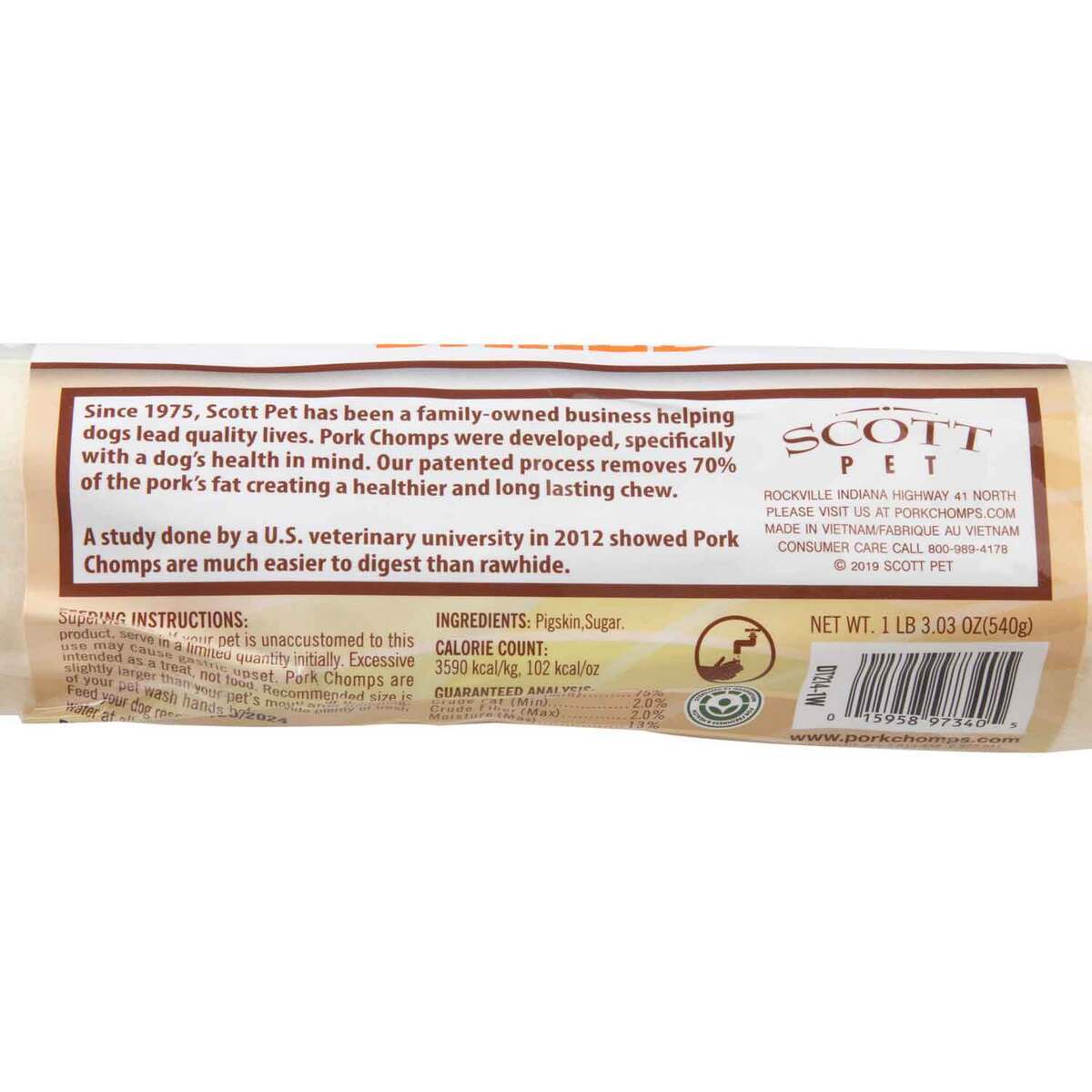 Pork Chomps 20in Baked Knot Bone Pork Chomps 20in Baked Knot Bone