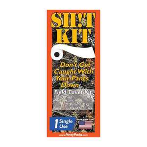 Potty Packs Sh!t Field Toilet Kit