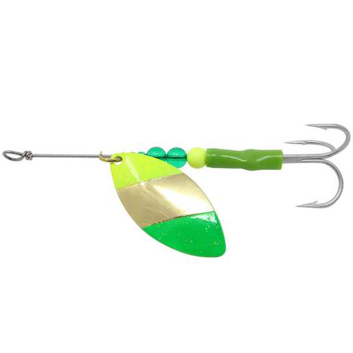 Poulsen Cascade Wise Guy Single Blade Inline Spinner – Pearl/Flame Slant