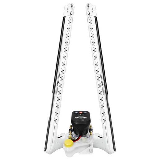 Power-Pole Blade Series Anchor - One Pump, Double Blade - White 10ft