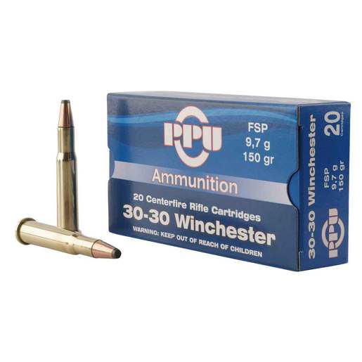PPU Standard Rifle 30-30 Winchester 150gr FSP Rifle Ammo Ammo - 20 Rounds 20 Rounds Ammo