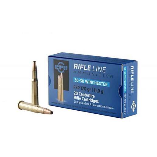 PPU Standard Rifle 30-30 Winchester 170gr FSP Rifle Ammo Ammo - 20 Rounds 20 Rounds Ammo