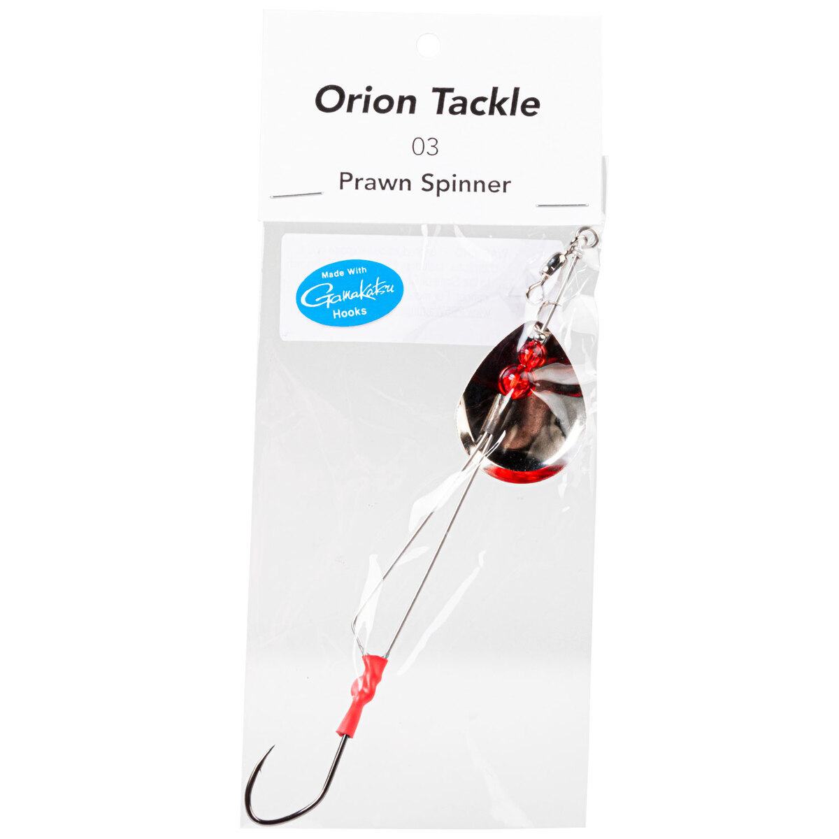Orion Tackle Prawn Inline Spinner - Silver, 1/3oz, 6-7/8in - Silver Orion Tackle Prawn Inline Spinner - Silver, 1/3oz, 6-7/8in - Silver