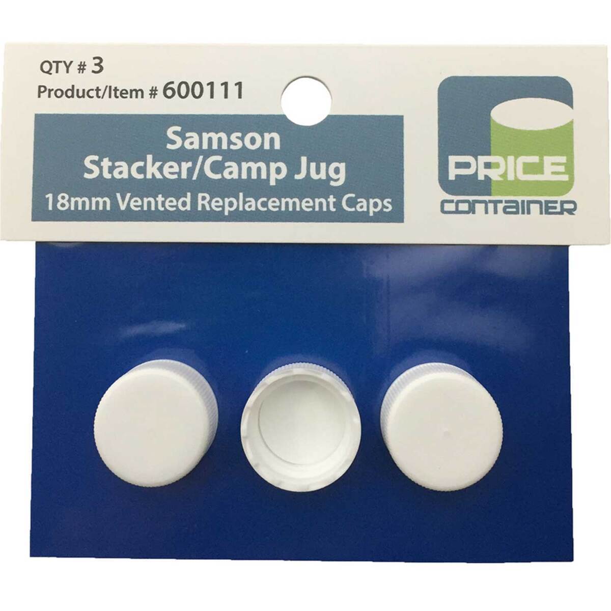 Price Container Samson/Camp Jug Vented Cap Price Container Samson/Camp Jug Vented Cap
