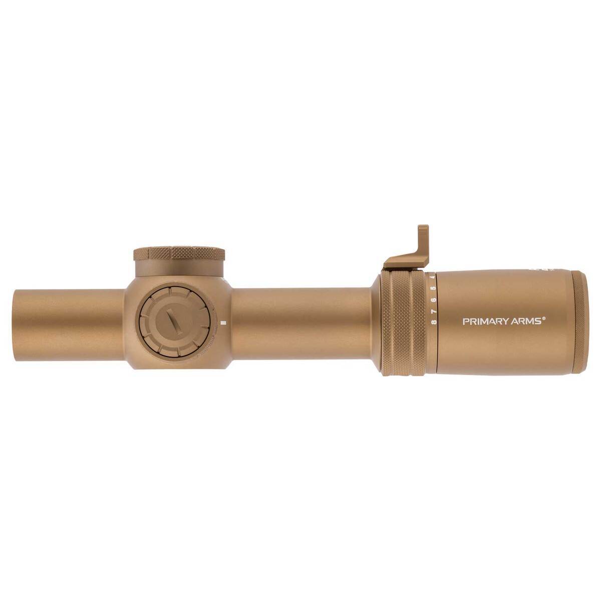 Primary Arms Compact PLxC Flat Dark Earth Rifle Scope - ACSS Raptor M8 - Tan Compact Primary Arms Compact PLxC Flat Dark Earth Rifle Scope - ACSS Raptor M8 - Tan Compact