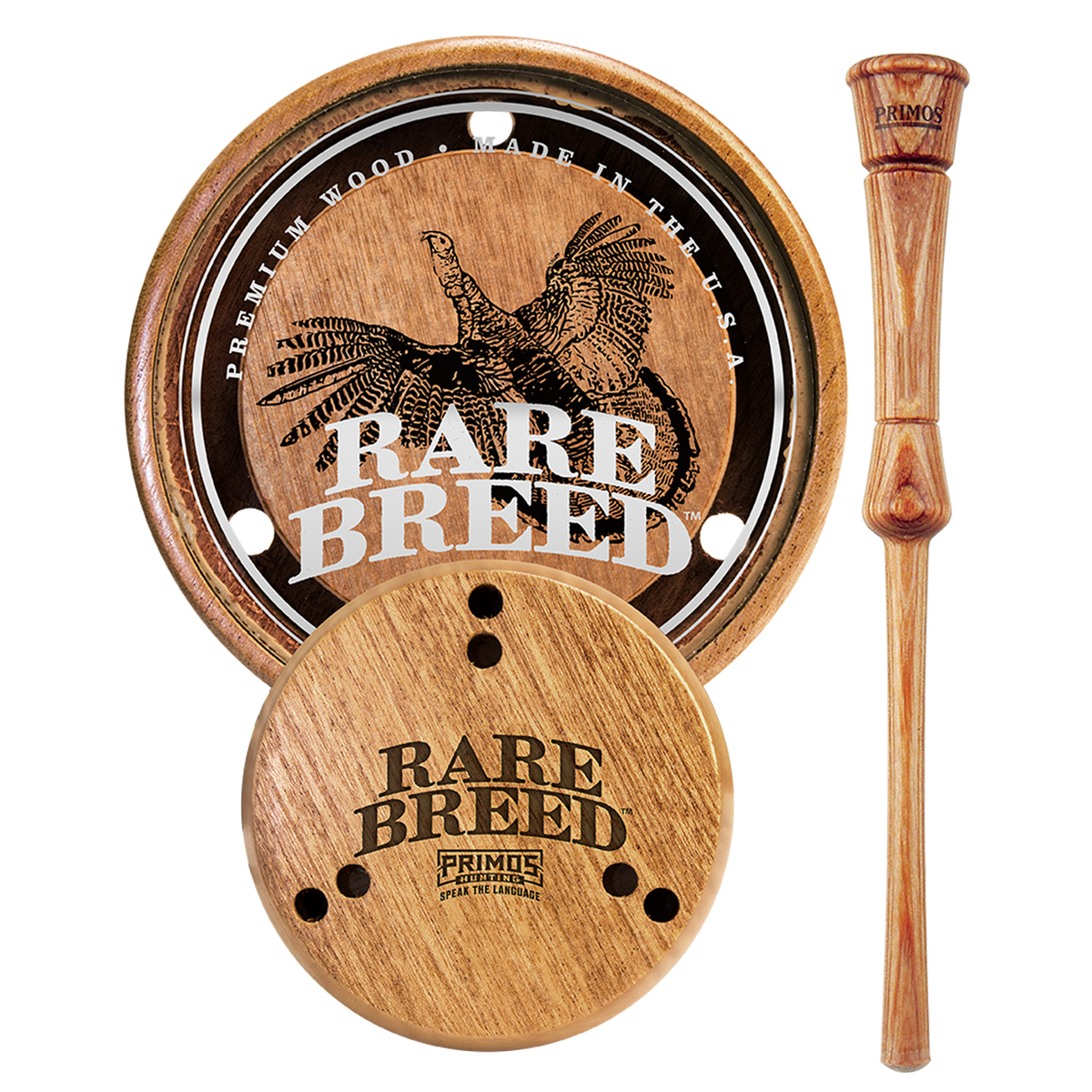 Primos Rare Breed Glass Pot Turkey Call - Wood Grain Primos Rare Breed Glass Pot Turkey Call - Wood Grain